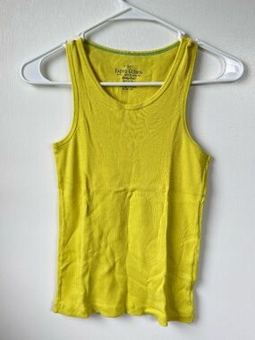 Lime green/yellow Faded Glory tank top size xl (14-16)